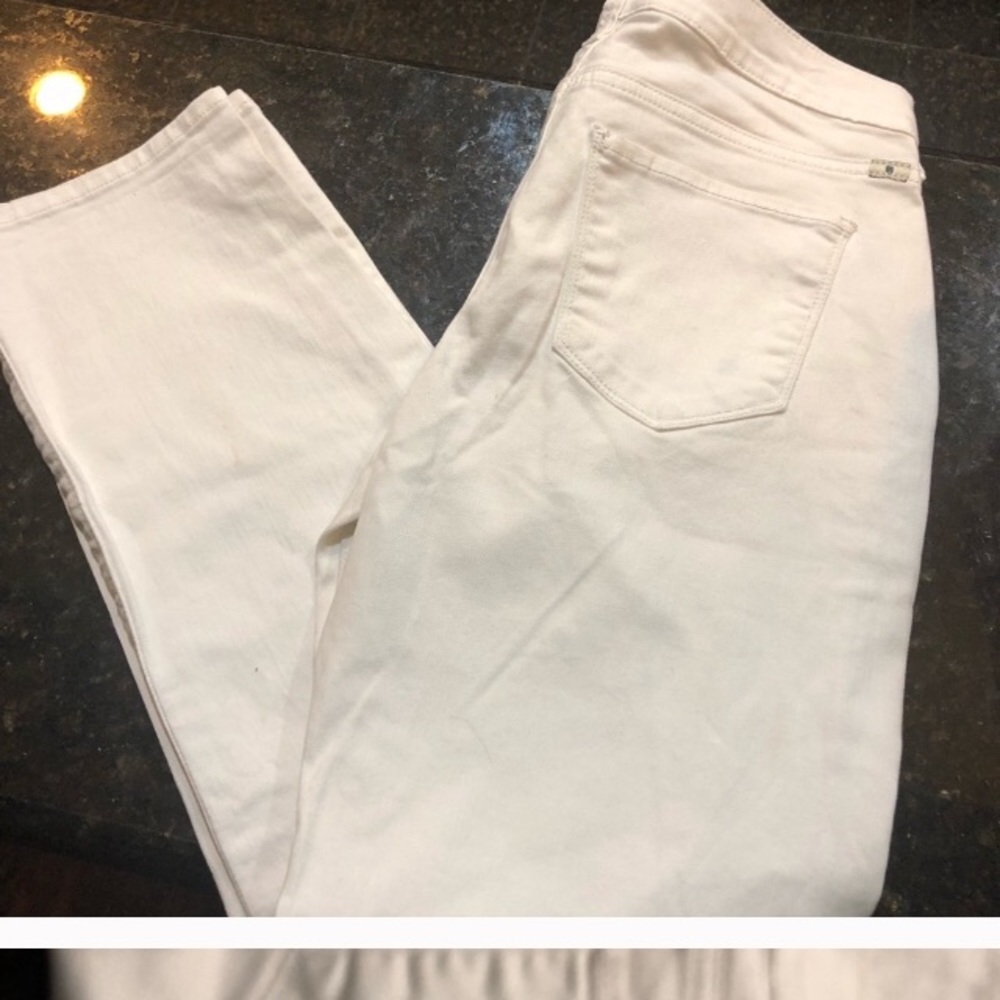 Lucky Brooke white jeans. Inseam 26 long 36 - Picture 8 of 9